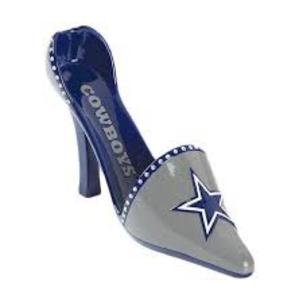 Dallas Cowboys shoe wine bottle holder   Excellent condition
